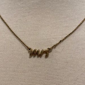 Kate Spade “mrs” Necklace